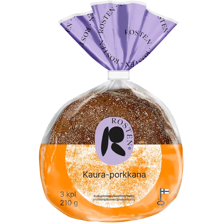 Rosten Kaura-porkkanapalat 3 kpl 210 g