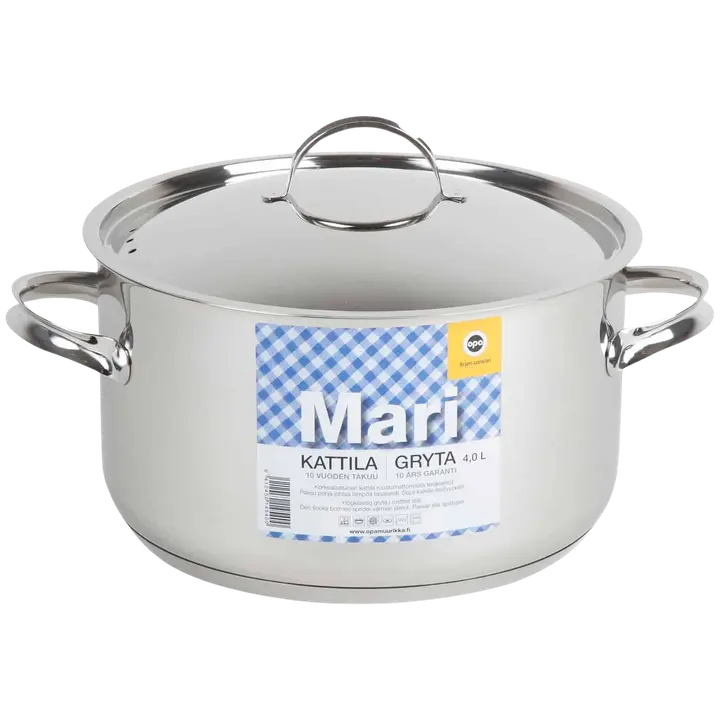 Opa teräskattila 4 l Mari Steel