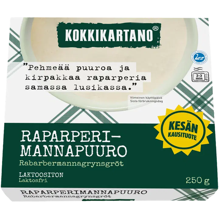 Kokkikartano Raparperimannapuuro 250g