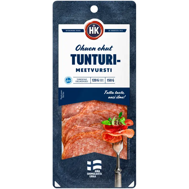 HK Ohuen ohut Tunturimeetvursti 150 g