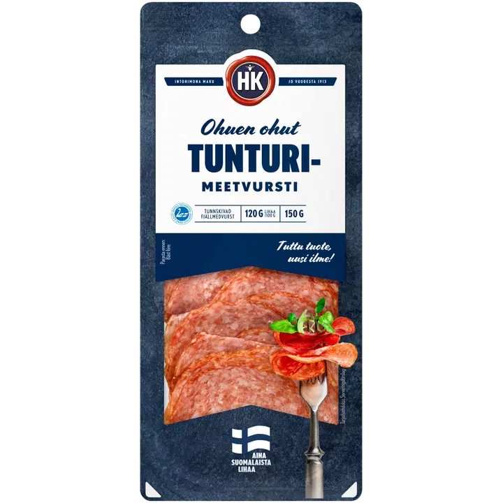 HK Ohuen ohut Tunturimeetvursti 150 g