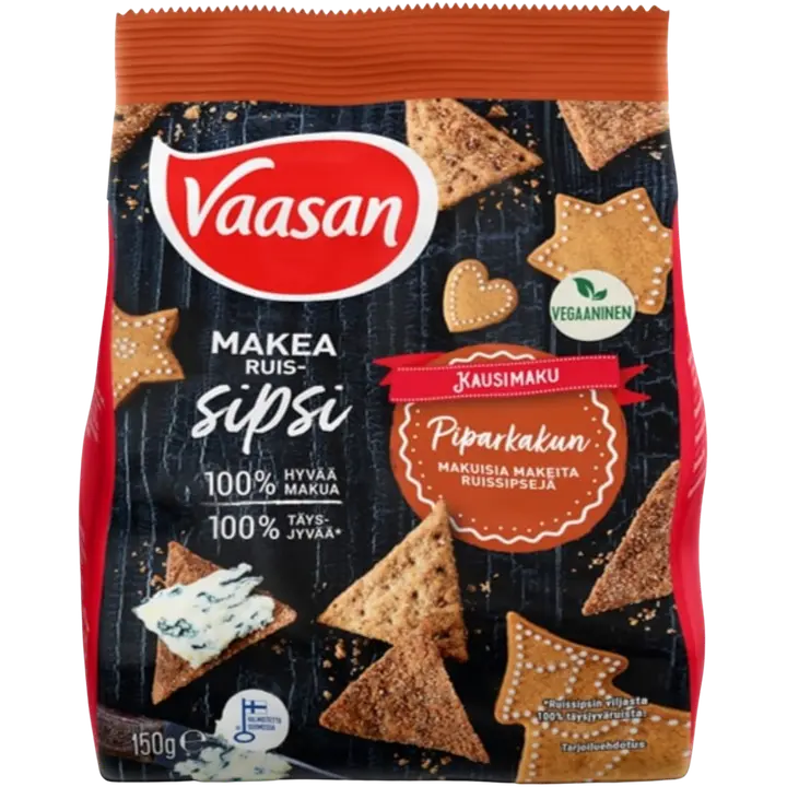 Vaasan Ruissipsi Piparkakun makuinen 150g