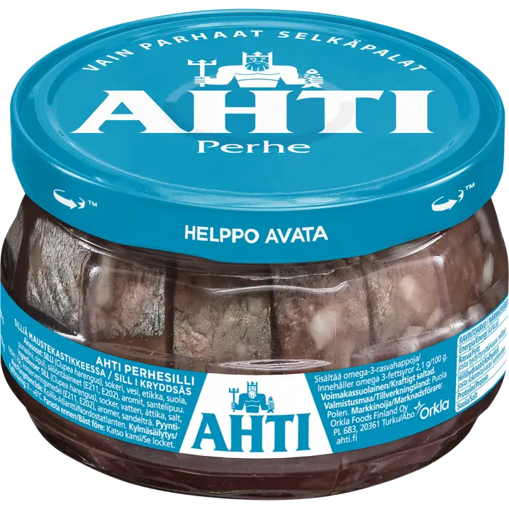Ahti perhesilli, silliä maustekastikkeessa 240/150g