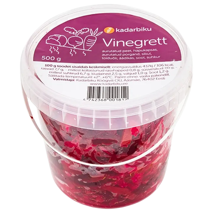 Vinegrett 500g Kadarbiku