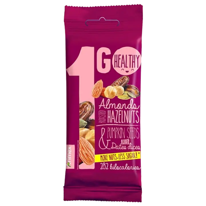 Arimex 1go pähklite, seemnete ja datlite segu 50 g