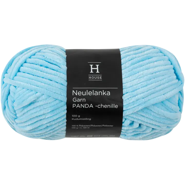 House lanka Panda chenille 100g light blue