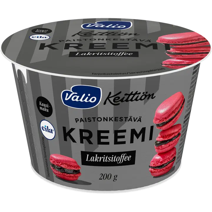 Valio Keittiön lakritsitoffeekreemi laktoositon 200 g
