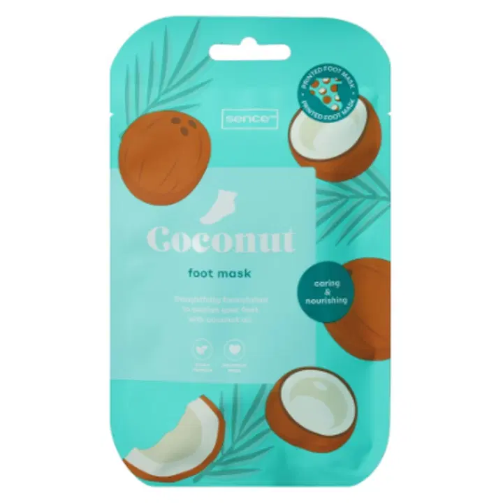 Sence Collection Shelf Display 18pcs Foot Mask 2x20ml Coconut The Good Recipe