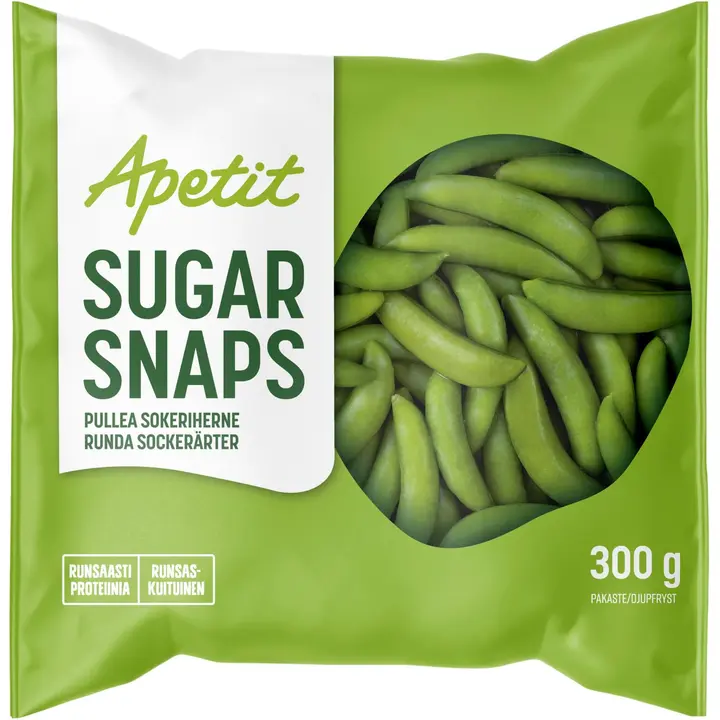 Apetit Sugar Snaps pullea sokeriherne pakaste 300g