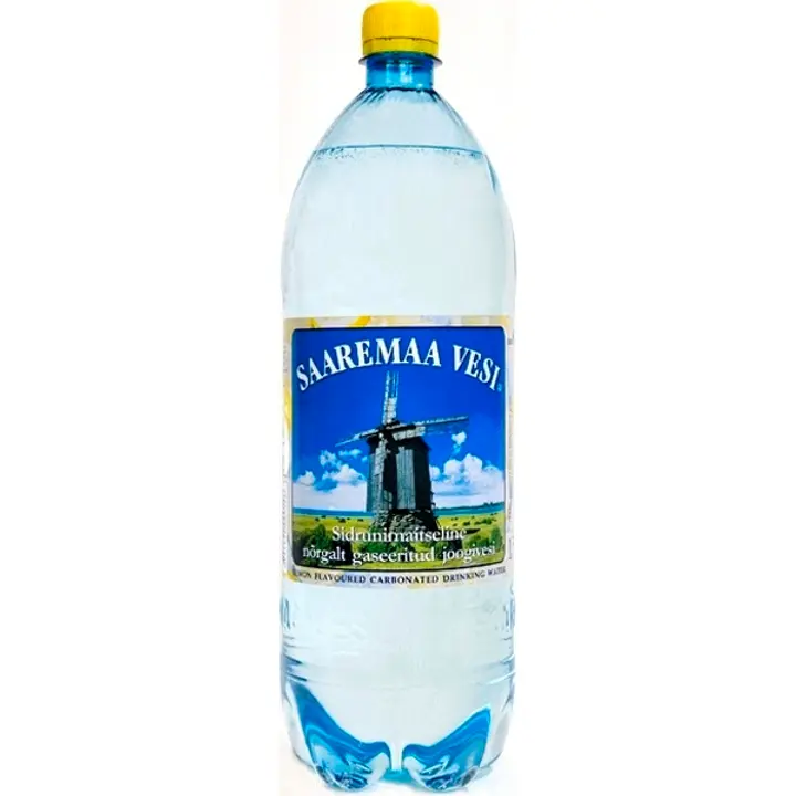 SAAREMAA VESI SIDRUNI- 1,5 L MAITSELINE GAASIGA