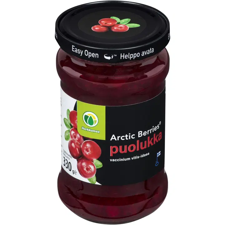 Herkkumaa Arctic Berries Puolukkahillo 330g
