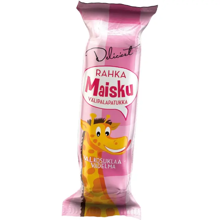 Deliciest Maisku rahkavälipalapatukka valkosuklaa-vadelma 38 g