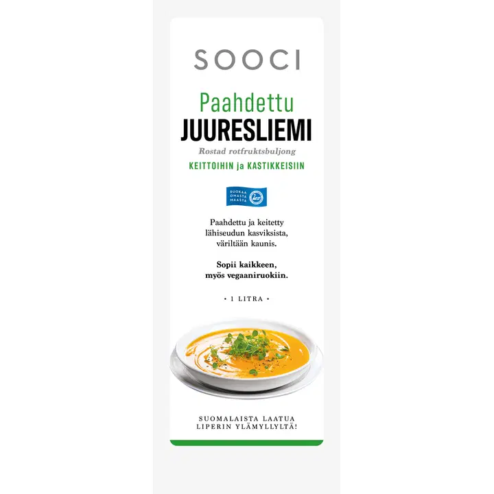 Kivikylän Paahdettu Juuresliemi 1L