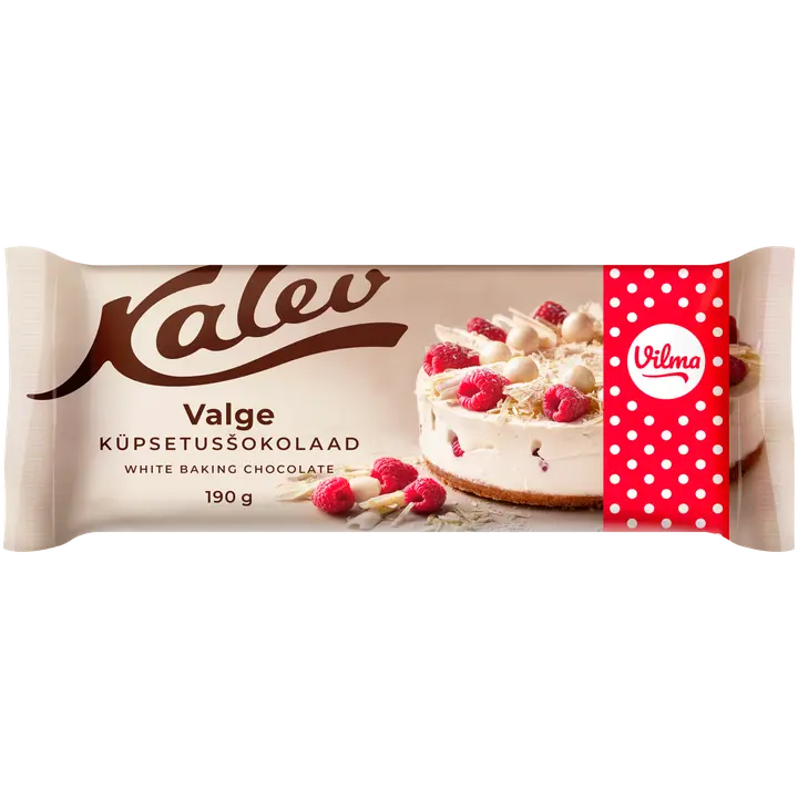 Vilma küpsetusšokolaad valge 190g