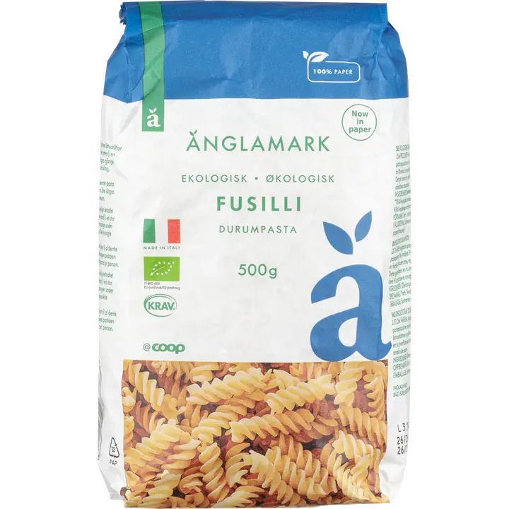 Änglamark fusillipasta luomu 500 g