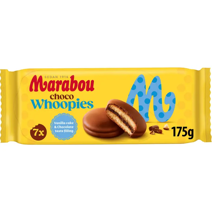 Marabou Choco Whoopies herkuttelukeksi 175g