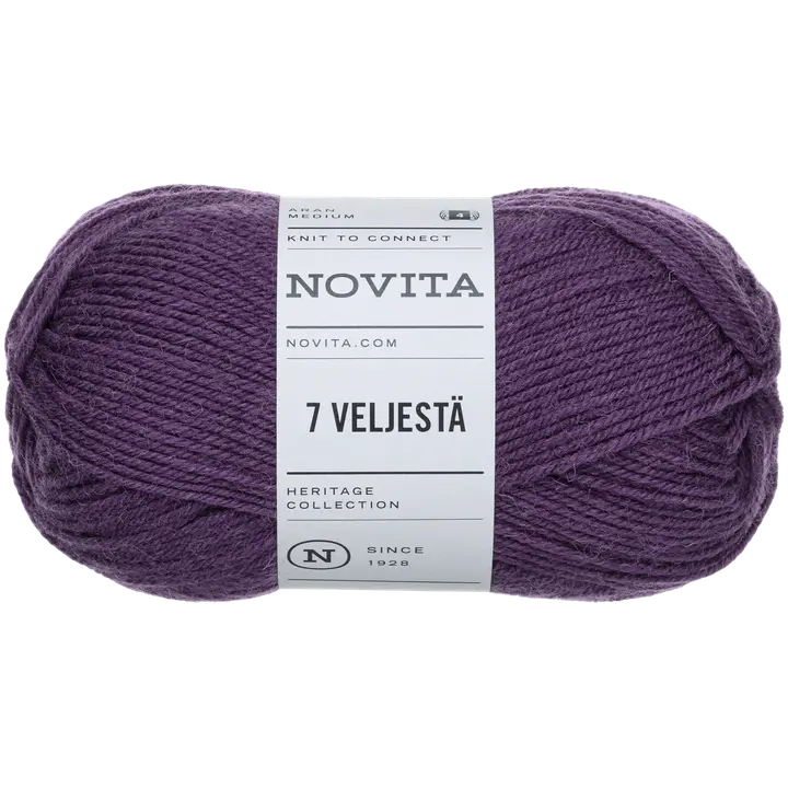 Novita Lanka 7 Veljestä 100 g krookus 777