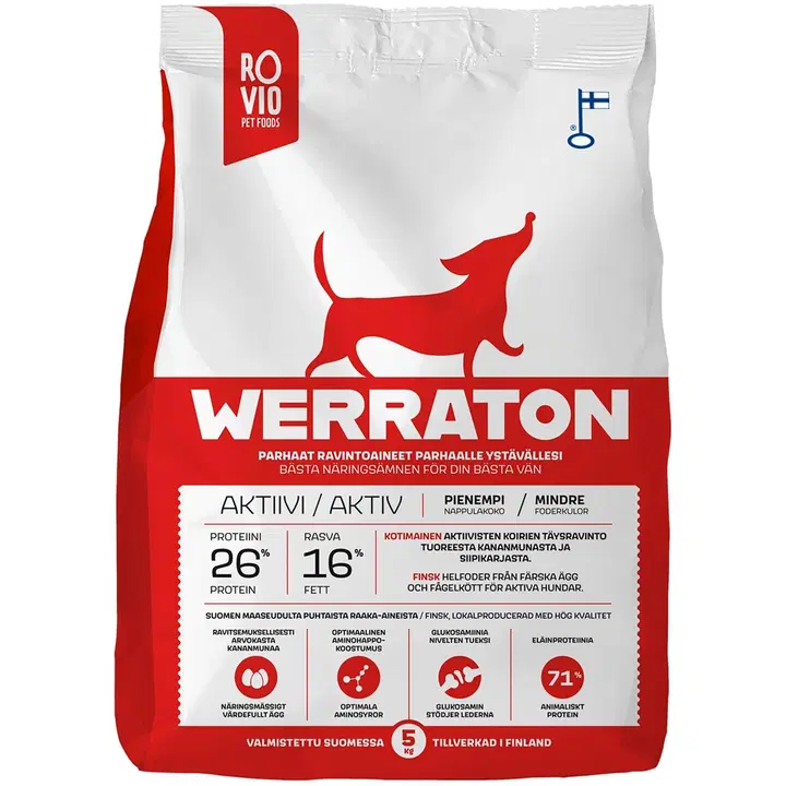 Werraton Aktiivi koiranruoka 5 kg
