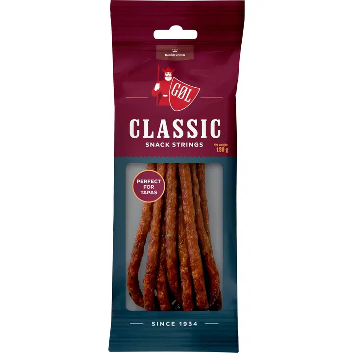 Gøl snack strings classic 120g