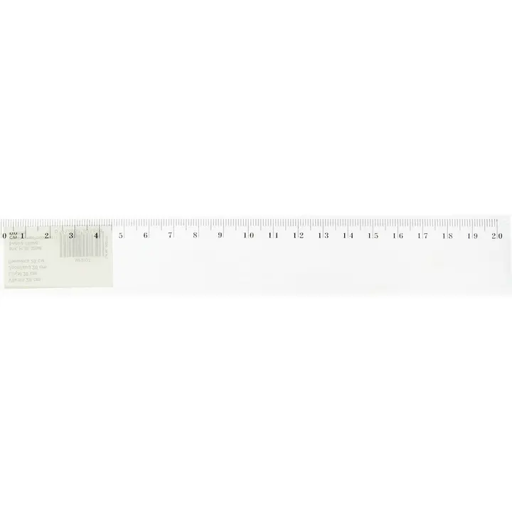 Memoris Precious viivain 20 cm läpinäkyvä