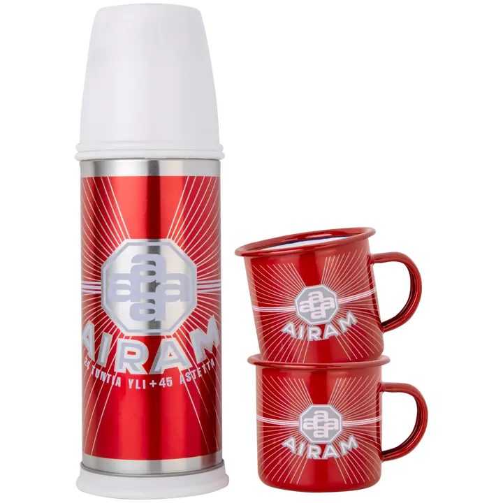 Airam termos juhlasetti 0,45 l punainen