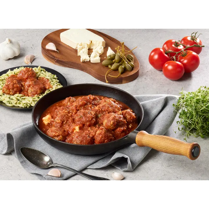 Delitalo Lihapyörykät tomaatti-fetakastikkeessa