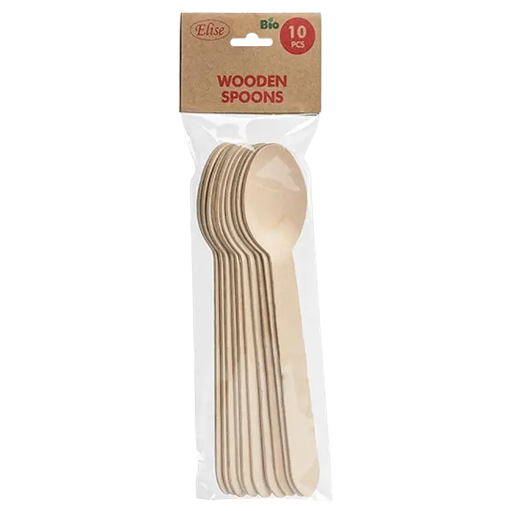 Elise kasepuidust katmata lusikad biolagunevad ja komposteerivad 10tk