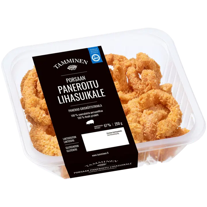Tamminen porsaan paneroitu lihasuikale 250g