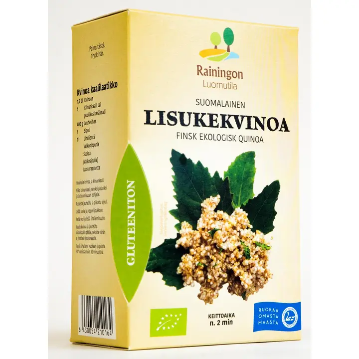 Rainingon Luomutila Suomalainen gluteeniton luomukvinoa Lisuke 500g