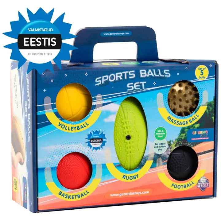 Gerardo's Toys Spordipallide komplekt 5 tk.