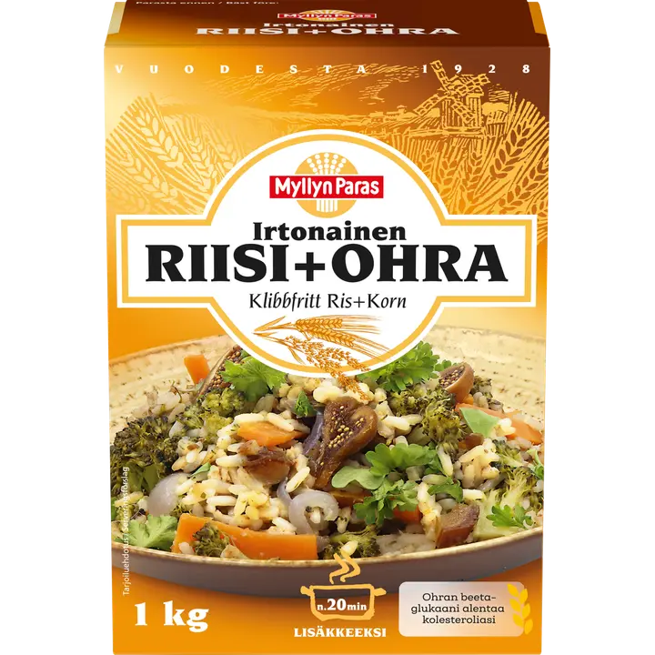Myllyn Paras Irtonainen Riisi+Ohra 1 kg