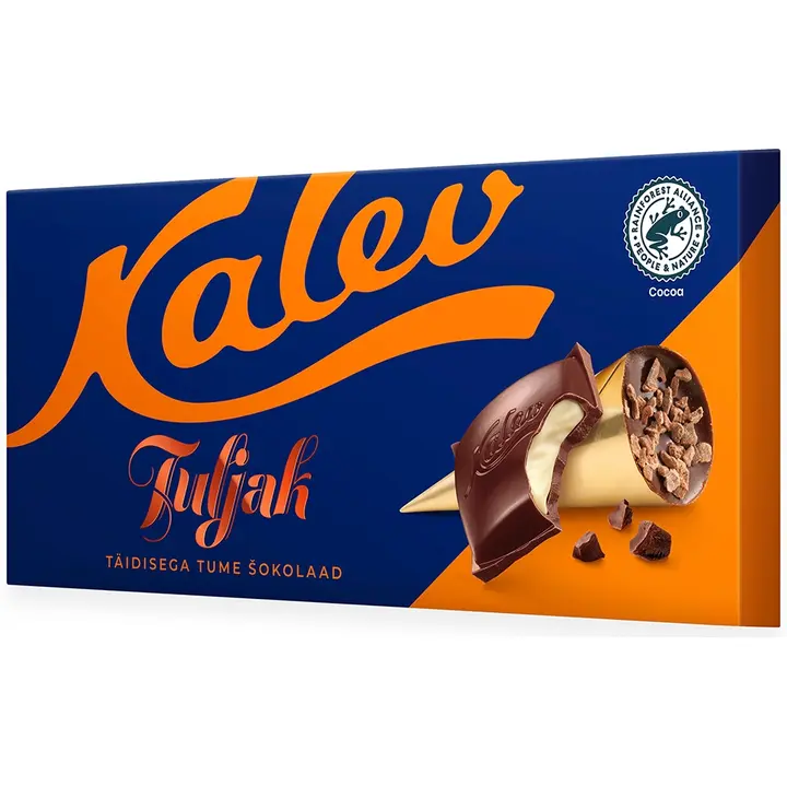 Kalev Tuljak tume šokolaad täidisega 105 g