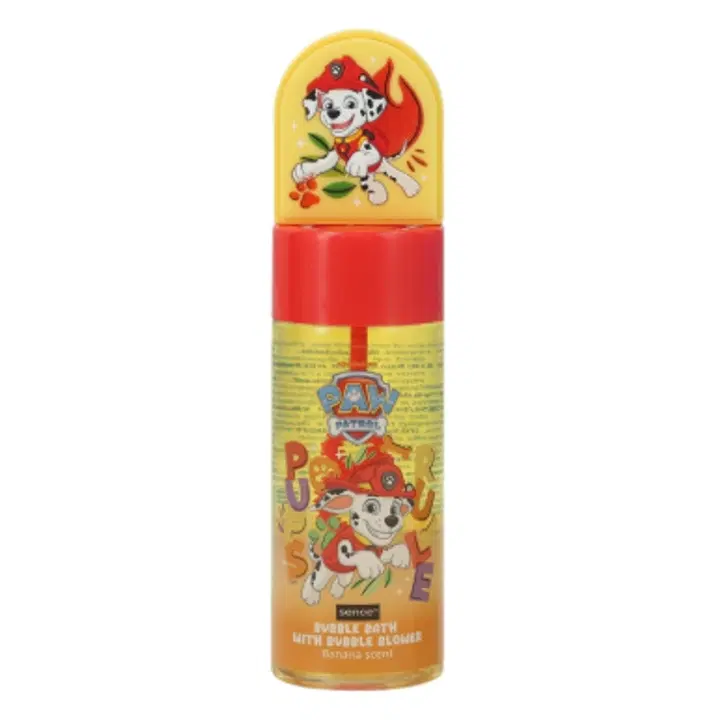 Nickelodeon Paw Patrol Shelf Display 8pcs Bath Foam 100ml Bubble Bath Blow 2ass On A Roll