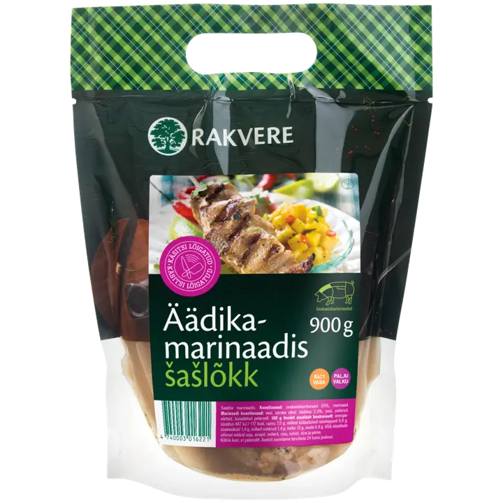 Äädikamarinaadis šašlõkk 900g