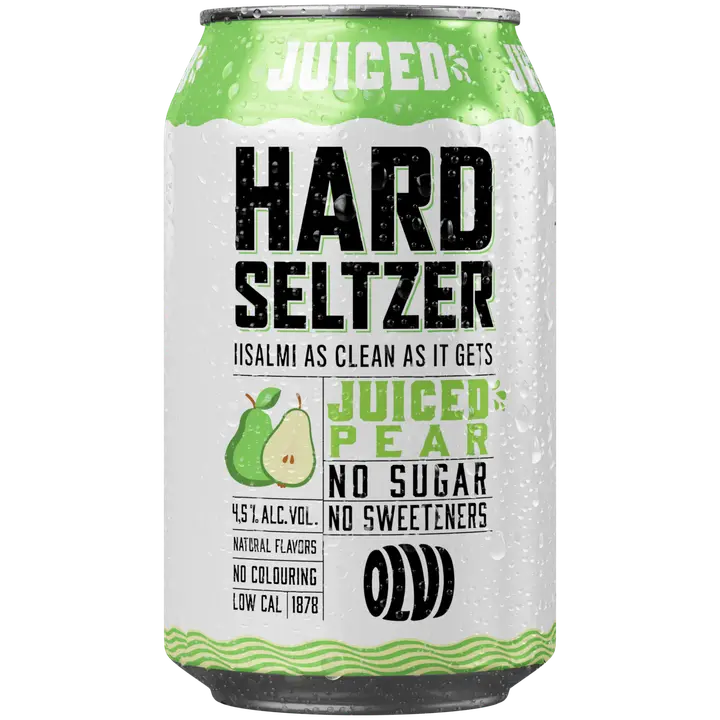 OLVI Hard Seltzer Juiced Pear 4,5 % 0,33 l tlk