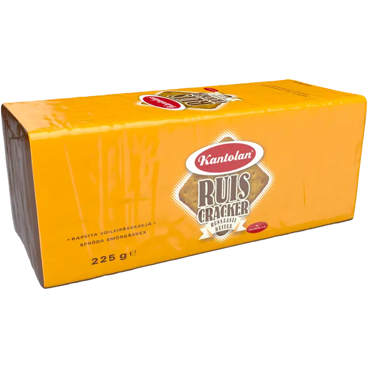 Kantolan Ruis Cracker råg-smörgåskex 225g