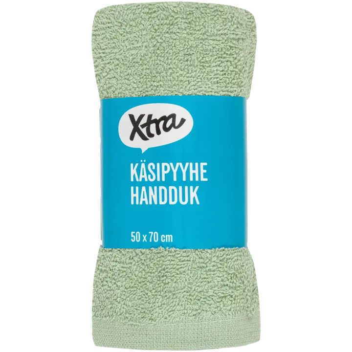 Xtra käsipyyhe Anna 50x70 cm vaaleanvihreä