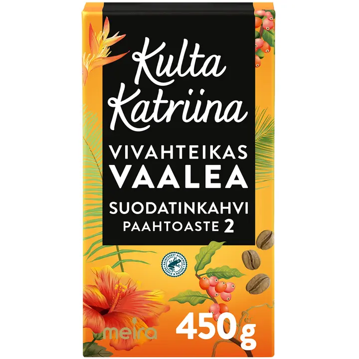 Kulta Katriina Vivahteikas vaalea suodatinkahvi RAC 450g