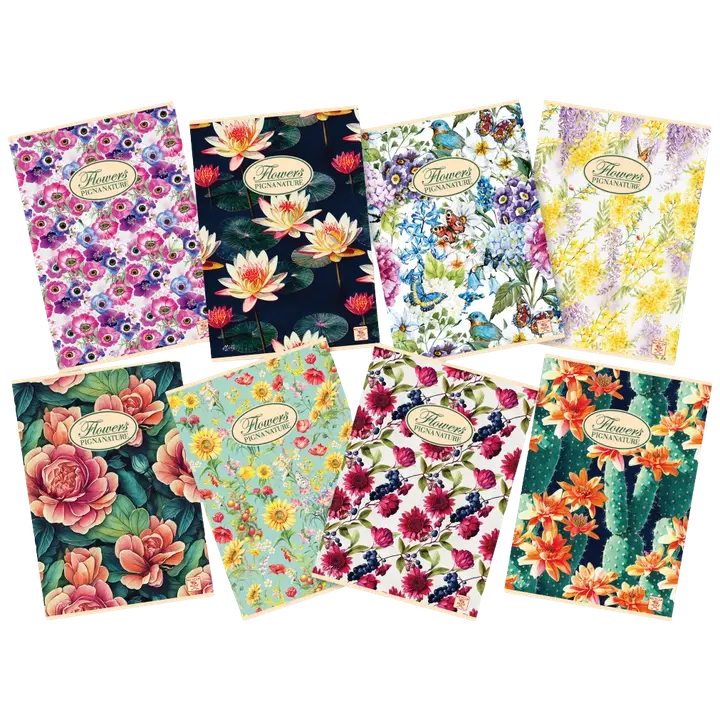 Kaustik pigna a4 42lehte ruut nature flo