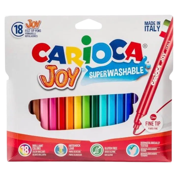 Viltpliiatsid carioca joy 18 värvi blist