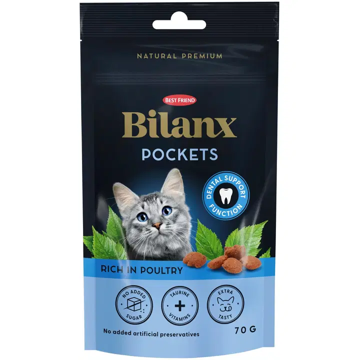 Best Friend Bilanx Pockets Dental herkku kissalle 70 g