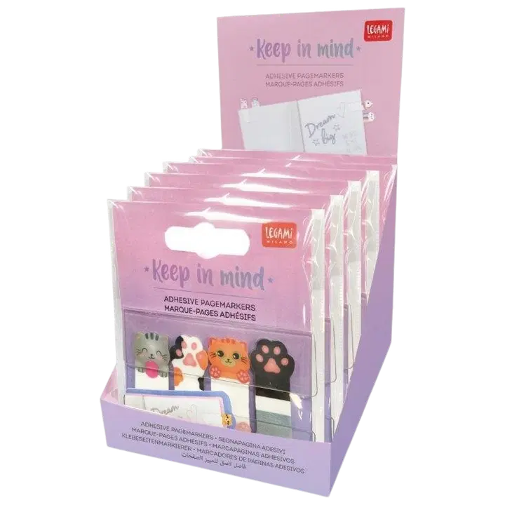 Kleebitavad järjehoidjad 80tk kitty, blisteris