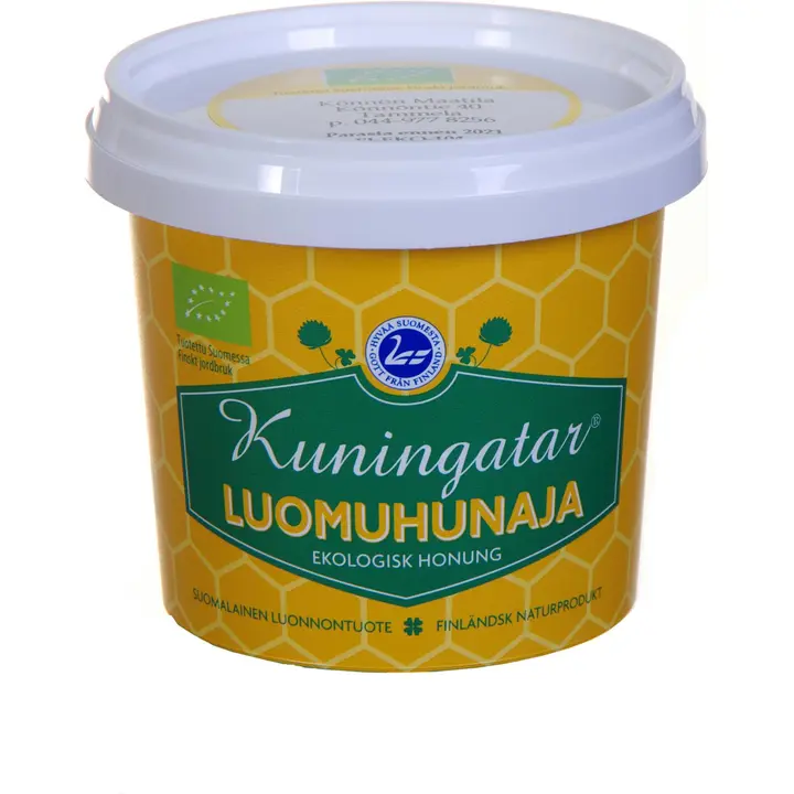 Kuningatar Luomuhunaja 450 g Könnön Maatila