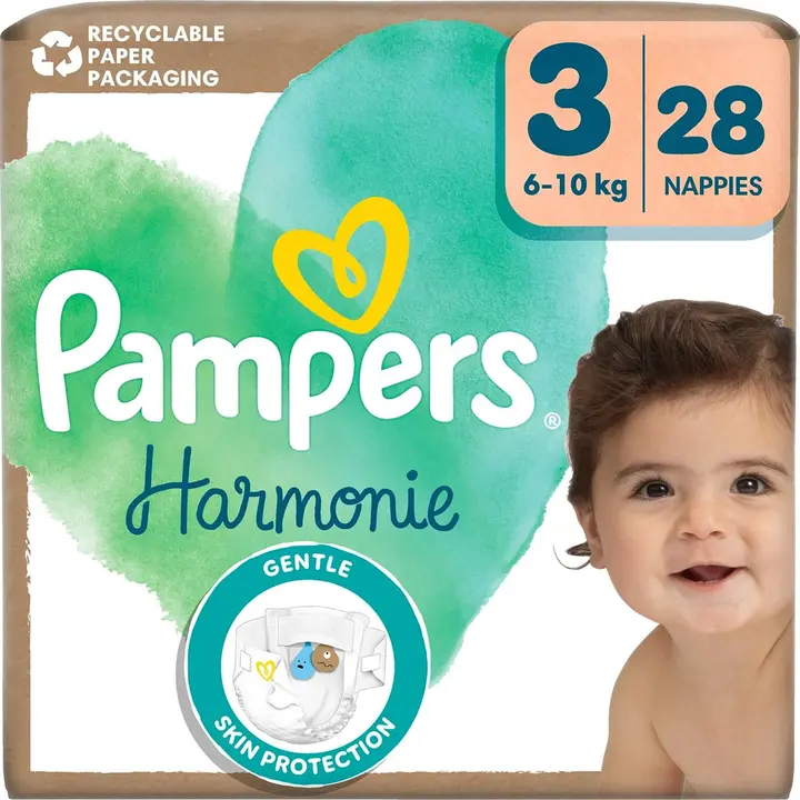 Pampers Harmonie S3 6-10 kg 28 kpl vaippa