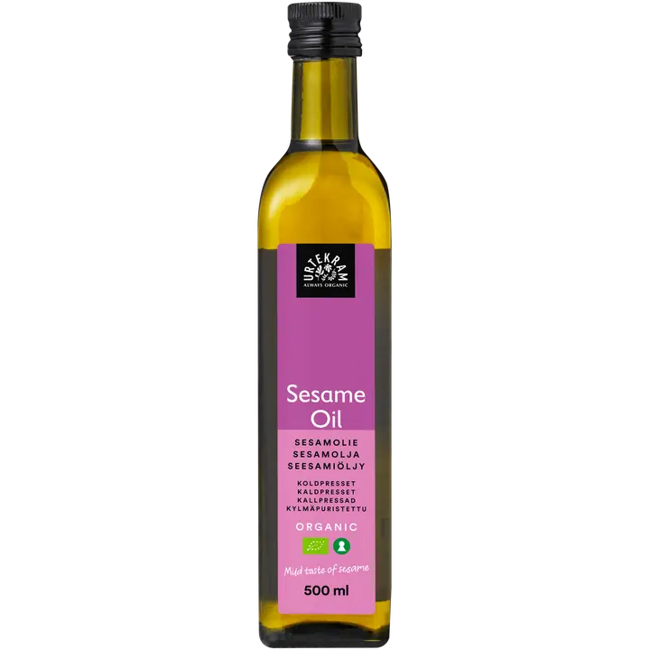 URTEKRAM Luomu Kylmäpuristettu Seesamiöljy 500ml