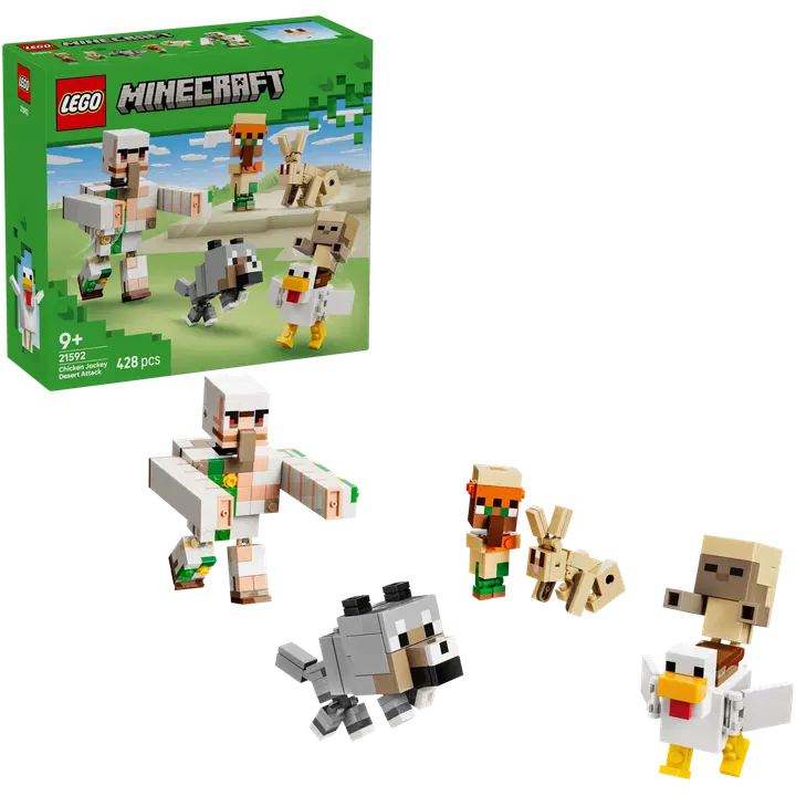 LEGO® Minecraft 21592 Kanajockey ja hyökkäys aavikolla