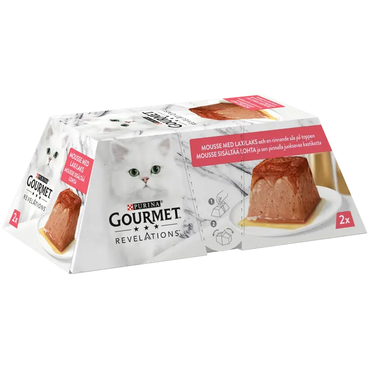 Gourmet Revelations kassitoit lõhega 2x57g