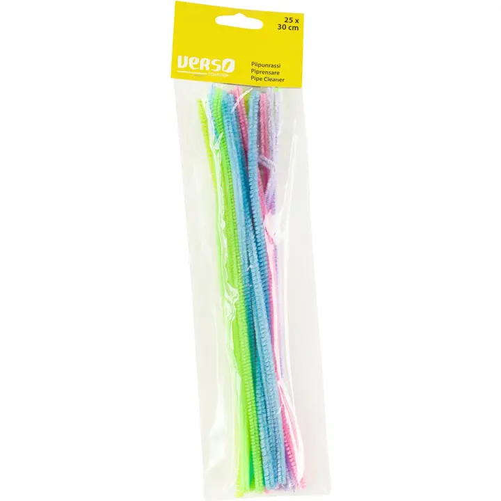 Verso Piipunrassi 30 cm pastellivärit 25 kpl pakkaus värimix