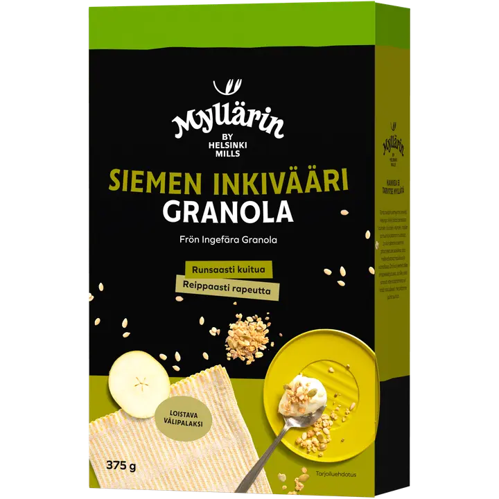 Myllärin Siemen-Inkivääri Granola 375 g