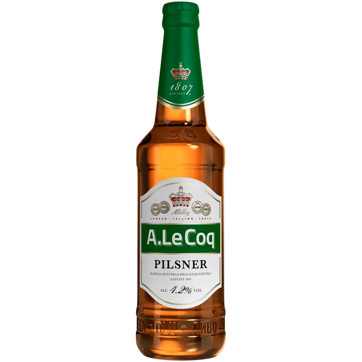 A. Le Coq Pilsner õlu 4,2%vol 500ml